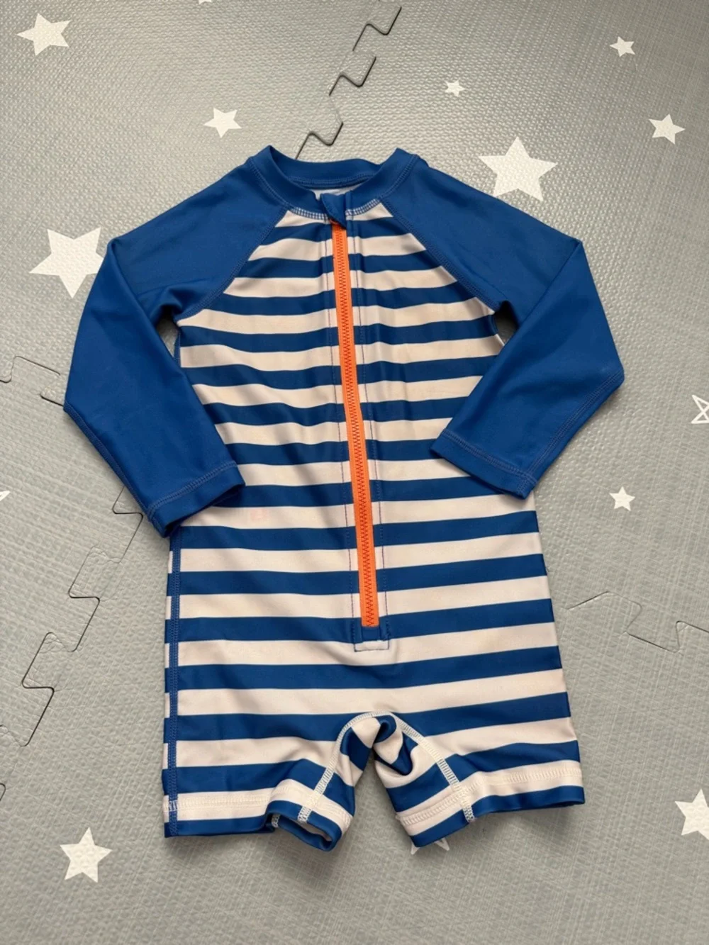 Tea Collection - Striped Rash Guard Swimsuit, 12-18 months